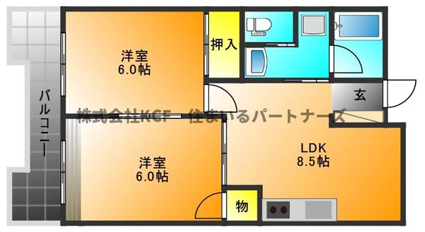 古賀第2ビルの物件間取画像